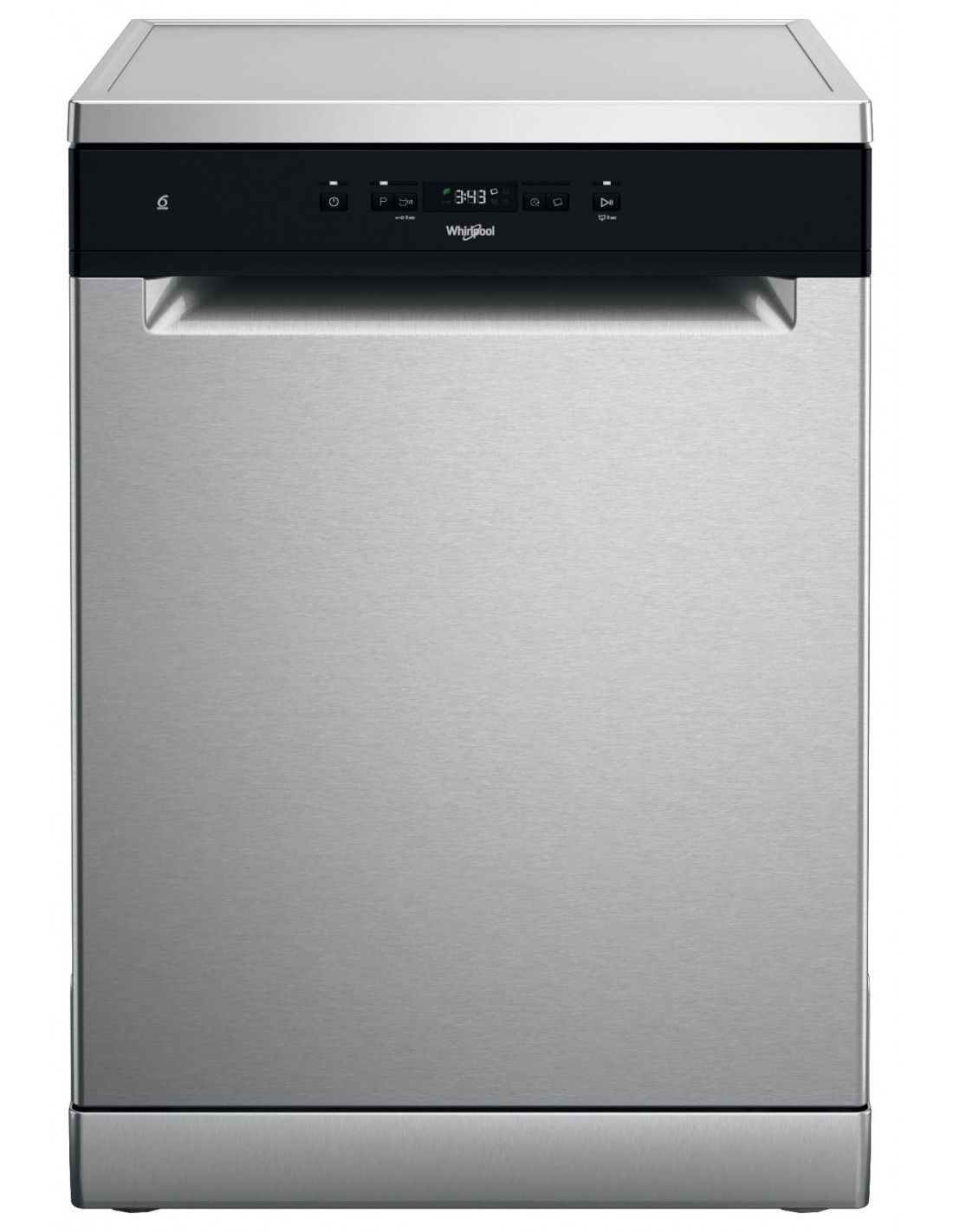 WHIRLPOOL Lave vaisselle pose libre W2FHD624, 14 couverts, 60 cm, 44 dB, 9  programmes pas cher 